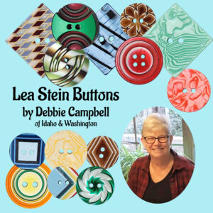 BUTTONS BY FRENCH JEWELRY DESIGNER LEA STEIN by Debbie Campbell