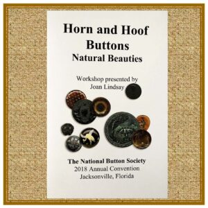 HORN AND HOOF BUTTONS by Joan Lindsay