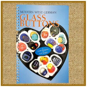 MODERN WEST GERMAN GLASS BUTTONS